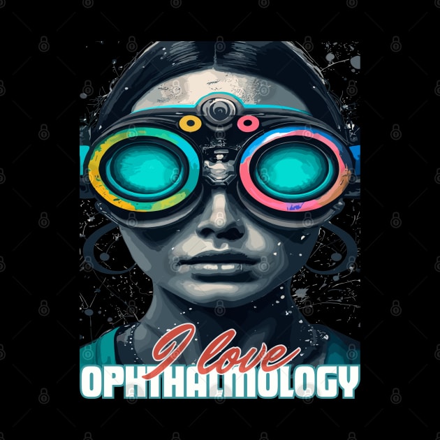 I love Ophthalmology by Brafdesign