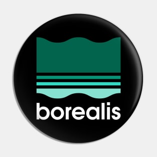 aurora borealis - 3 stripes - sports vibe Pin