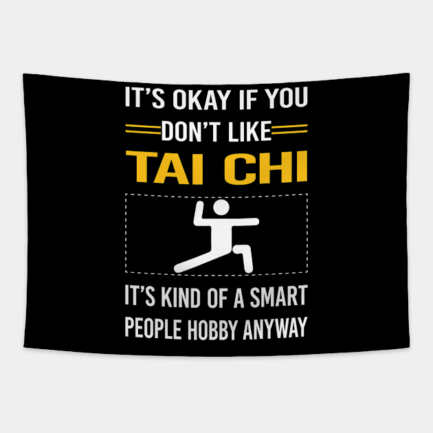 Funny Smart People Tai Chi Tapestry by Happy Life