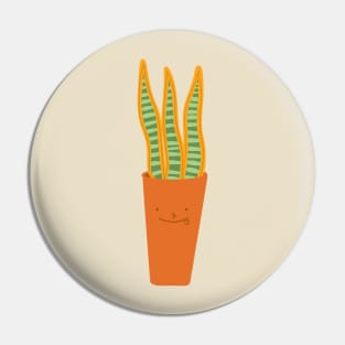 Cute Snake Plant Pin