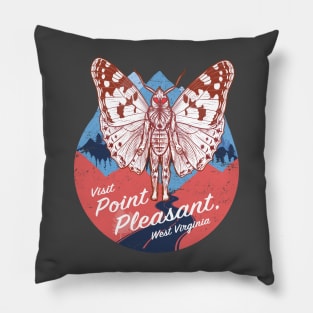 Mothman - Visit Point Pleasant, West Virginia Pillow