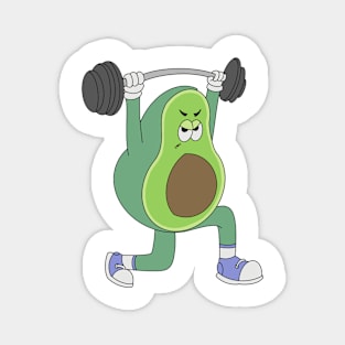 Avocado Gym Tshirt Magnet