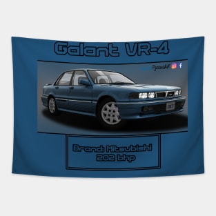 Mitsubishi Galant VR-4 Blue Tapestry