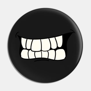 Toothy Grin Mask Pin