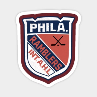 Defunct Philadelphia Ramblers Ice Hockey 1941 Magnet