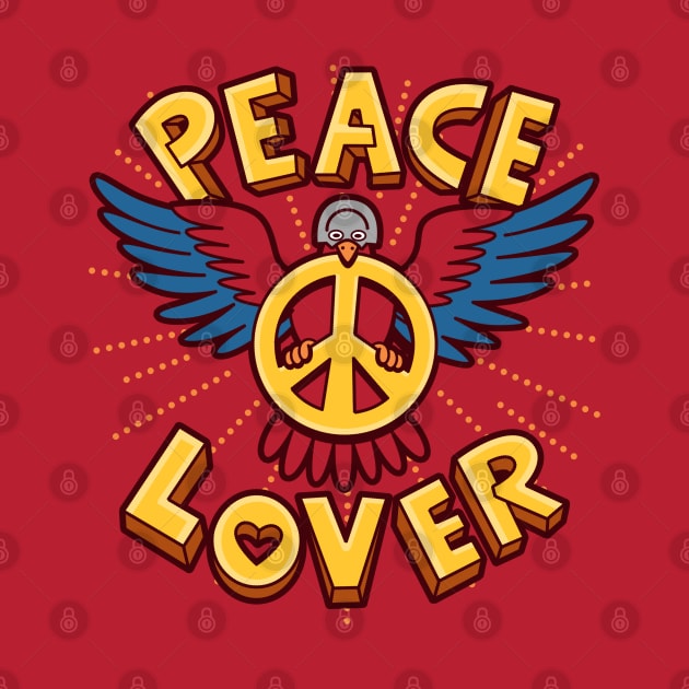 Peace Lover Anti-War Dove Cute Doodle Meme by BoggsNicolas