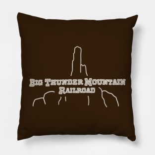 Big thunder mountain railroad Pillow