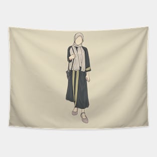 Golden And Black Star Collection Tapestry