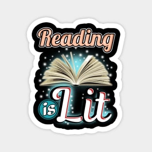 Reading is lit Magnet