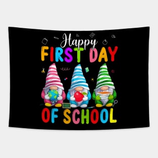 Cute Gnomes Happy First Day Of School Back To School Tapestry