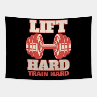 Bodybuilding Life Hard Train Hard Bodybuilder Tapestry