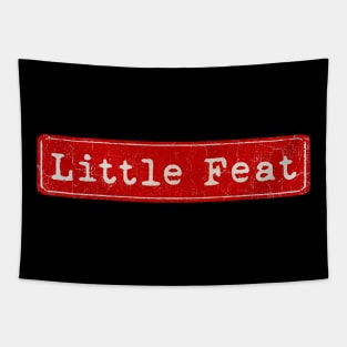 vintage retro plate Little Feat Tapestry