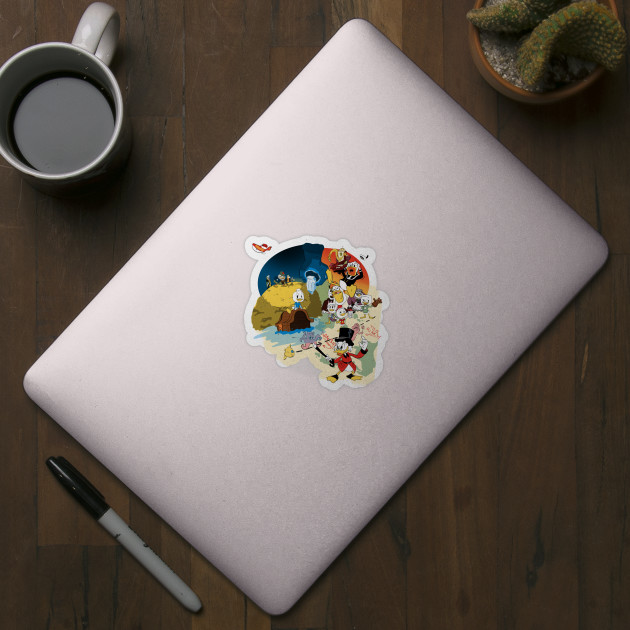 The adventure begins - Ducktales - Sticker