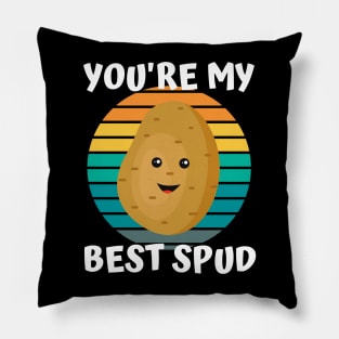 Cute Spud Potato You're My Best Spud Pillow