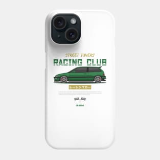 Midnight Racer Green Kanjo EF JDM Phone Case