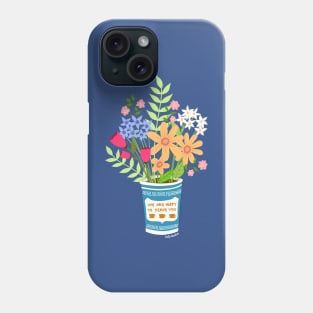 NYC Coffee Flowers Phone Case