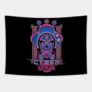 Cyber Geisha Tapestry