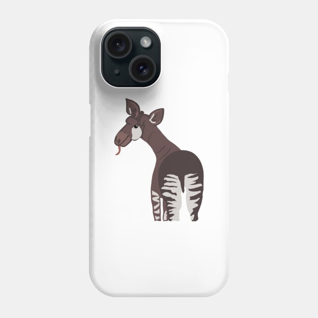 Okapi - Male Phone Case by eeliseart