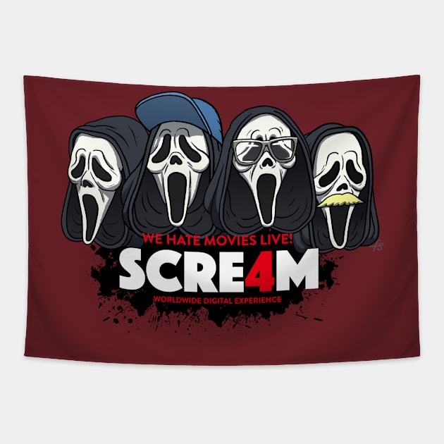 Ghostheads Tapestry by We Hate Movies