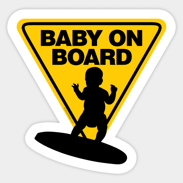 Baby on Board Triangle Sticker