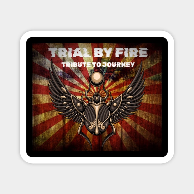 flag Magnet by Trial by Fire Tribute to Journey