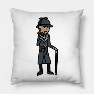 Mr. Inference Cartoon 1 Pillow