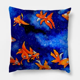 Space Goldfish Pillow