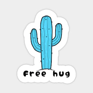 Free hug blue Magnet
