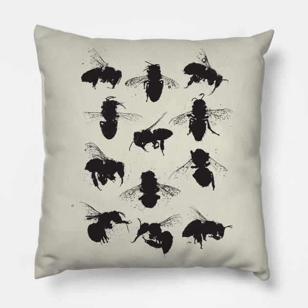 Bees Pillow by zeljkica
