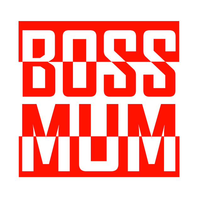 Boss Mum Red by Penciligram