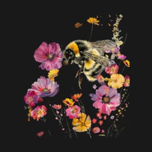 Marvel At The Bees And Flowers T-Shirt