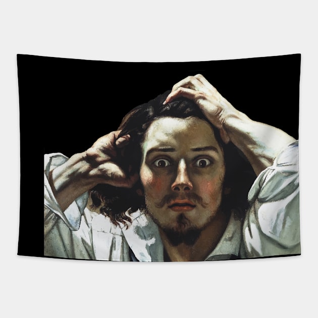 WTF Is Going On?, Gustave Courbet Tapestry by VintageArtwork