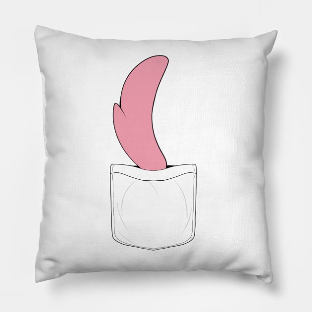 Fairy fox tail (pocket) Pillow by Suika-X