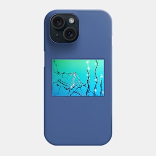 Underwater Starfish Doodle Phone Case