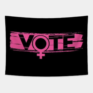 Vote Female Rights Tapestry