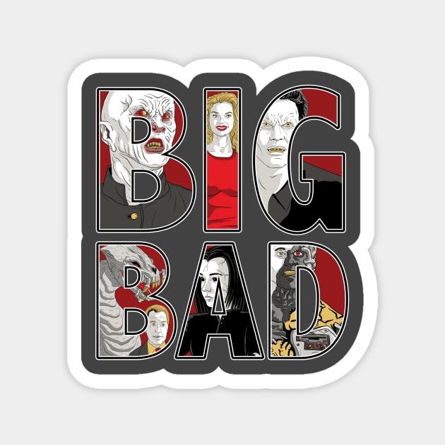 Buffy the Vampire Slayer - BIG BAD Magnet by bovaart