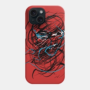 witch (screaming female face) Phone Case