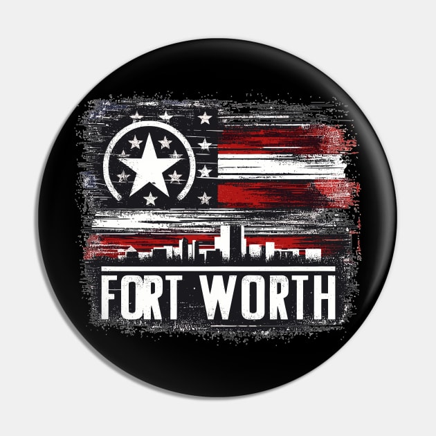 Fort Worth Pin by Vehicles-Art