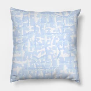 Tie-die, blue light-blue, Tiedie, Tyedye, Tyedye, Tiedye, abstract, line, minimal, stripes. Pillow