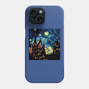 Starry Night Wizarding School Van Gogh Phone Case