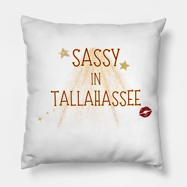 Sassy in Tallahassee Pillow by Once Upon a Find Couture 