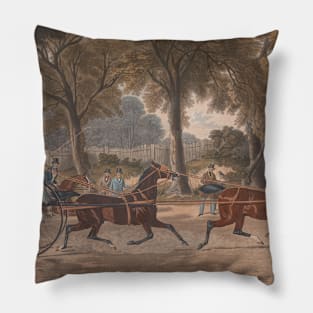 Extraordinary Trotting Match against Time by Charles Hunt Pillow