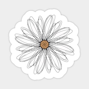 Daisy Sketch Magnet