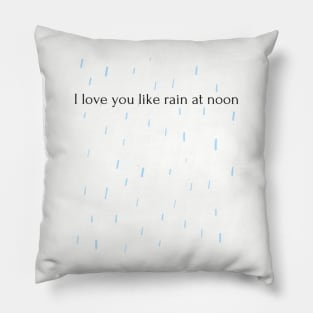 Rain T-shirt Pillow