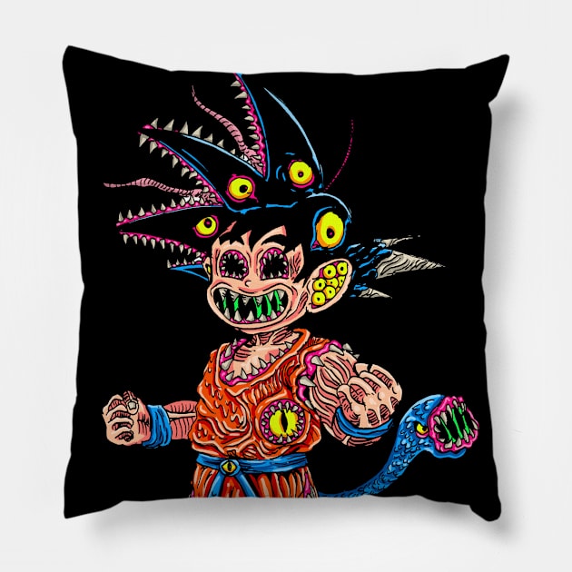 Monster Hero Pillow by Robisrael