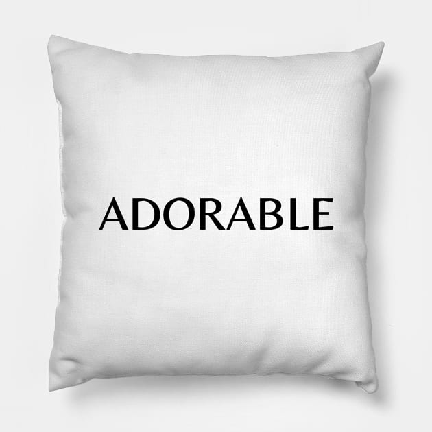 Adorable Pillow by Tiomio