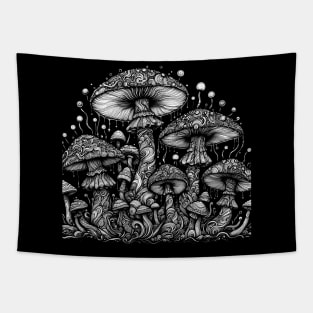 magic mushroom, shroom mushroom, fungi, fungi t, bioluminescent fungi, fantastic fungi Tapestry