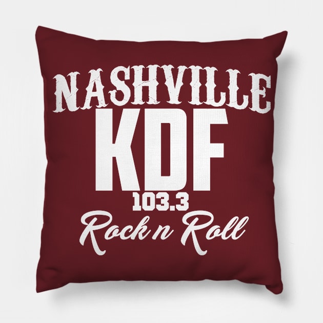 KDF Nashville 103.3 Pillow by SmartLegion