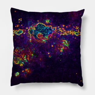 Black Panther Art - Glowing Edges 336 Pillow