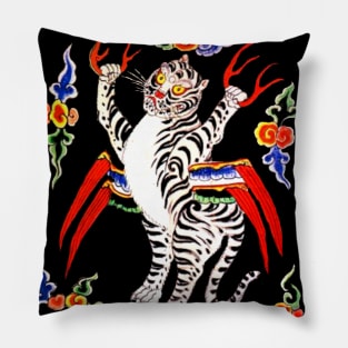 Korean White Tiger of the West Pillow